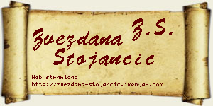 Zvezdana Stojančić vizit kartica